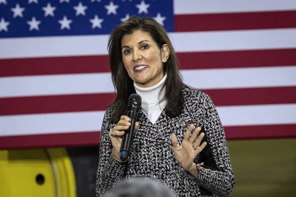 Trumpova republikánská protikandidátka Nikki Haleyová