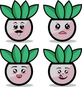 colección de linda emoticon emojis garabatear dibujos animados 37906288 ...