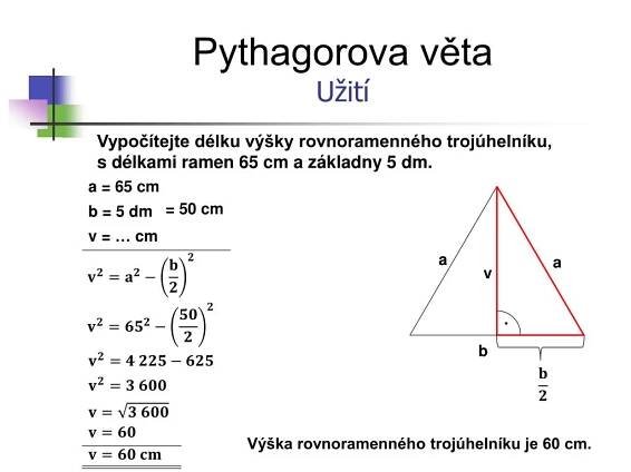 PPT - Pythagorova věta PowerPoint Presentation, free download - ID:3241533