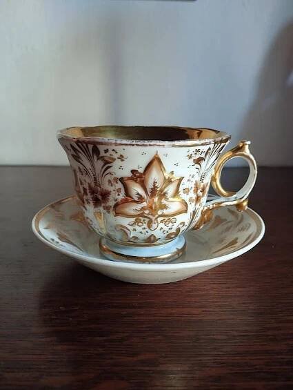 Starožitný francouzský porcelán Biedermeier