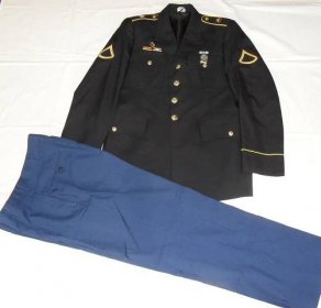 US ARMY Blue Service Uniform, slavnostní uniformy - Plzeň - Sbazar.cz