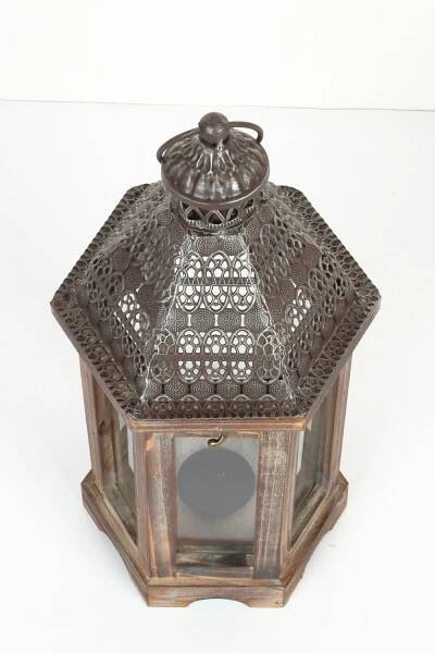 Lucerna šestihranná 43cm
