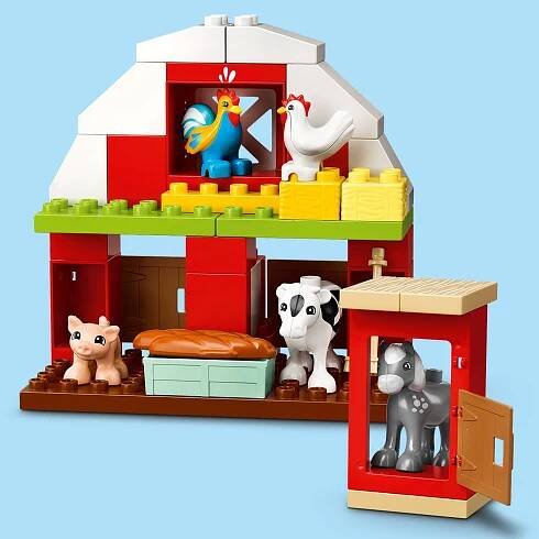 LEGO® DUPLO® Town 10952 Stodola, traktor a zvířátka z farmy