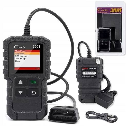 TESTER DIAGNOSTICKÝ SKENER OBD 2 Vymazání chyb ROZHRANÍ Launch CR3008