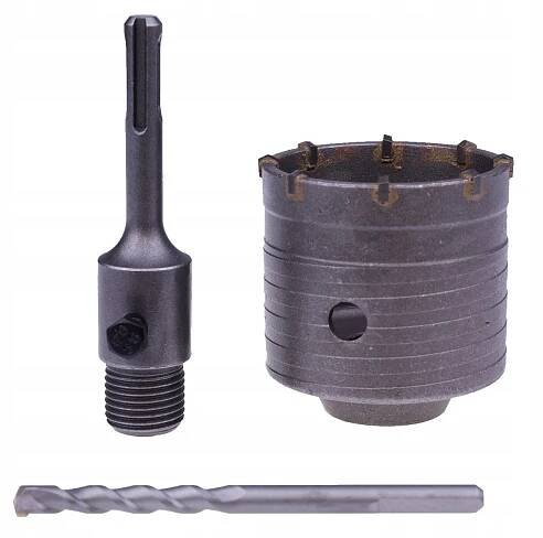 KORUNKOVÝ VRTÁK NA BETONU 68 mm + ADAPTÉR SDS-plus 110 mm FRÉZA KORUNKA SDS+