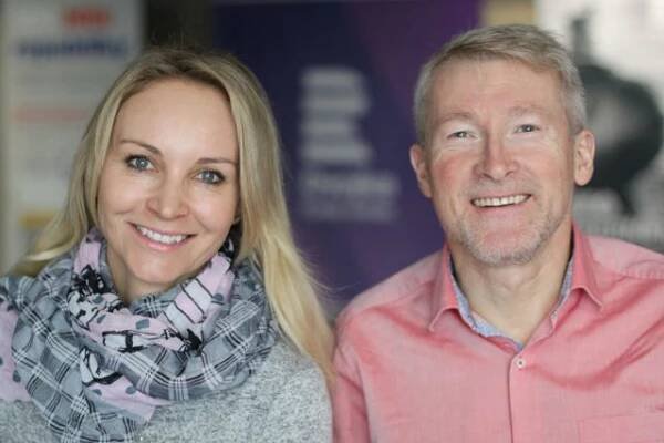 Marek Orko Vácha a moderátorka Jitka Novotná | foto: Adam Kebrt,  Český rozhlas