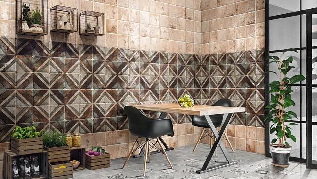 Tin-Tile Diagonal - Tin Tile