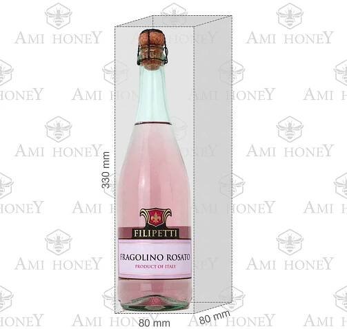 Víno Filipetti Fragolino Rose Pink Sweet 750 ml