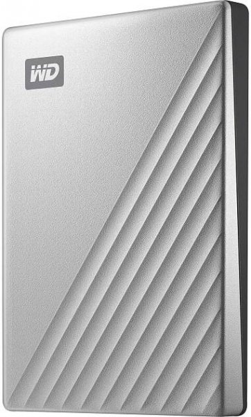 WD My Passport Ultra for Mac 2 TB externí HDD 6,35 cm (2,5") USB-C® stříbrná WDBKYJ0020BSL-WESN