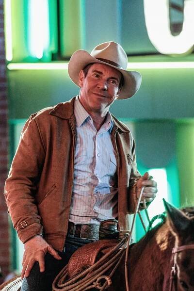 Vegas - Scoundrels - Z natáčení - Dennis Quaid