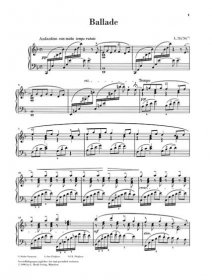Debussy: Ballad (noty na klavír) 217Kč | hudebni-knihkupectvi.cz