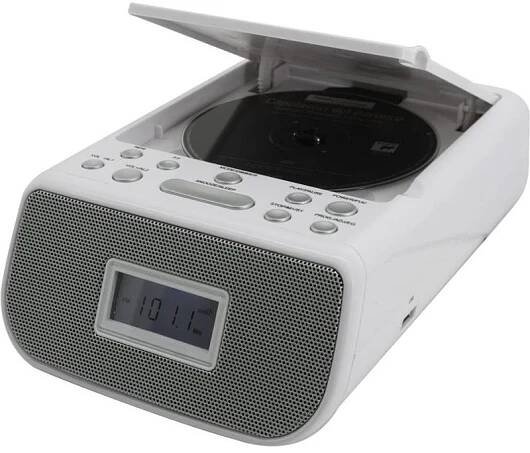FM rádio Budík Přehrávač CD MP3 Soundmaster URD860WE Snooze USB Snooze Značka Soundmaster