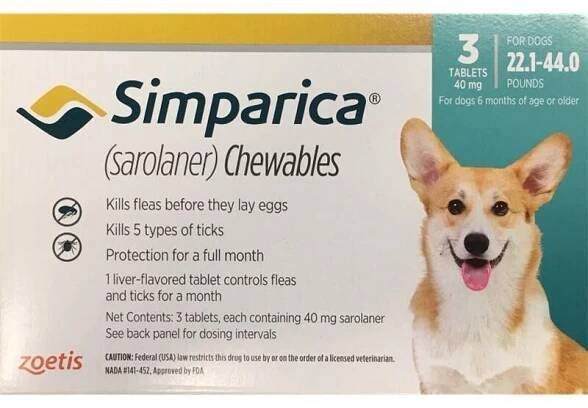 Simparica Chewable Tablets for Dogs