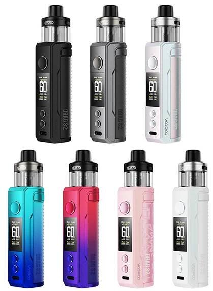 VooPoo Drag S2 Pod Kit 2500 mAh Gray Metal 1 ks