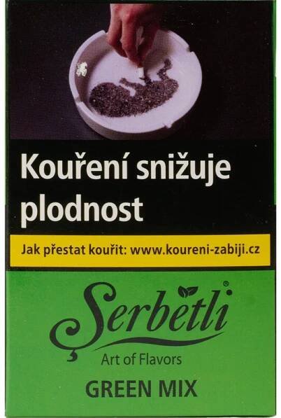 Tabák Serbetli 50g - Green Mix