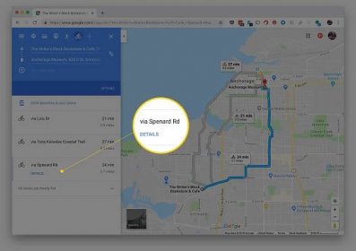 Jak používat cyklistické trasy Map Google 4