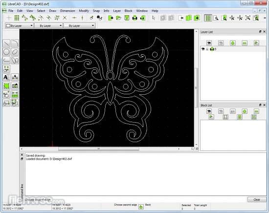 LibreCAD 2.2.1.2 Screenshot 1