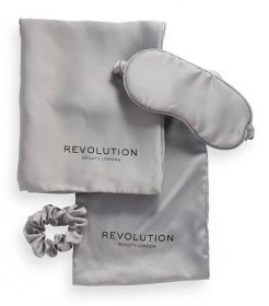 Revolution The Beauty Sleep Satin Sleep Set Silver Set vlasové péče online | DOUGLAS