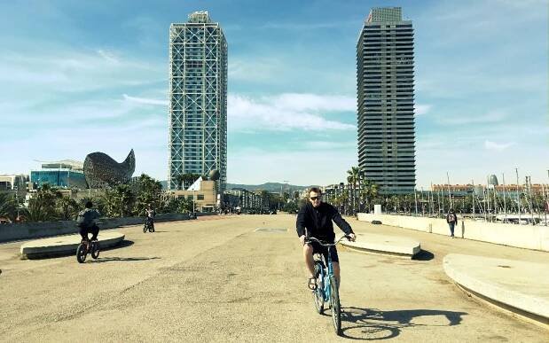 Barcelona na kole: originální způsob, jak poznat pobřeží