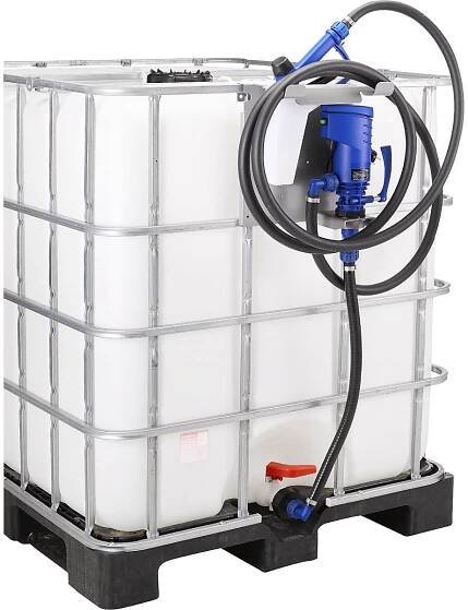 Elektrické čerpadlo pro nádoby/IBC na AdBlue® – PRESSOL: s mechanickým stáčecím ventilem