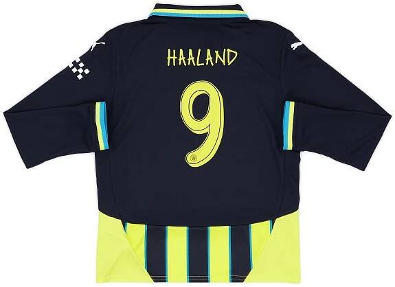 2024-25 Manchester City Away L/S Shirt Haaland #9 (KIDS)