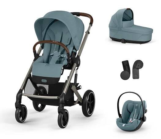 CYBEX Kombinovaný kočík BALIOS S LUX SET S - Stormy Blue
