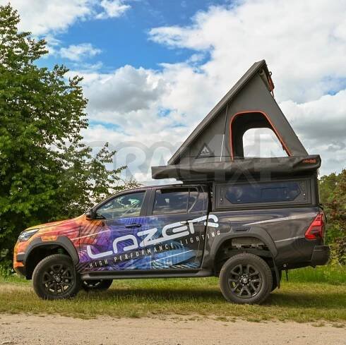 Hardtop Alu Cab Contour hliníkový s okny Toyota Hilux 16+/21+ DC | TORAL 4x4