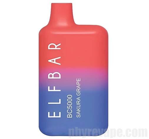 ELF BAR Disposable Vape BC 5000 Puffs # Sakura Grape
