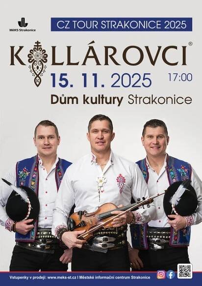 KOLLÁROVCI STRAKONICE CZ TOUR 2025 - program a vstupenky online
