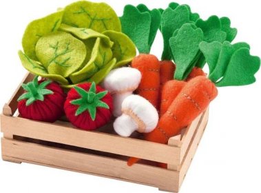 Filcová sada - obchod s ovocem a zeleninou - 20 dílů - F51039 | Vaše online papírnictví