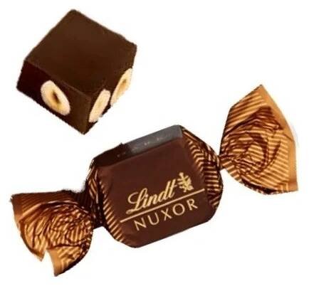 LINDT pralinky NUXOR hořký Nugát 14g