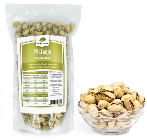 PISTÁCIE SOLENÉ 1 kg PRAŽENÉ PŘÍRODNÍ vitamín B6