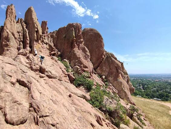 Boulder a Rocky Mountains (Colorado)