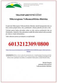 Svazek obcí Mikroregion Velkomeziříčsko-Bítešsko založil transparentní účet pro pomoc Moravě - NovinyVM.cz