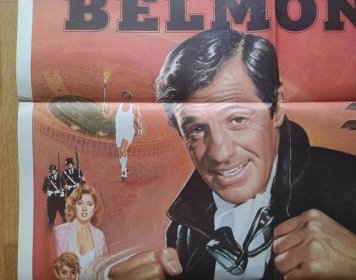 Starý filmový plakát A1+ Eso es (1982) Jean-Paul Belmondo - Starožitnosti a umění