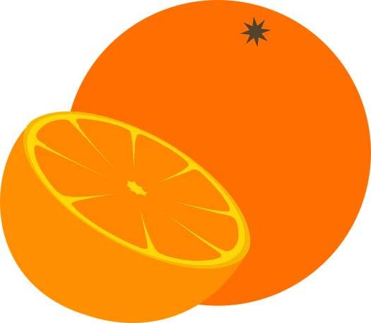 Oranžový, Citronová, Ovoce, Citrusové