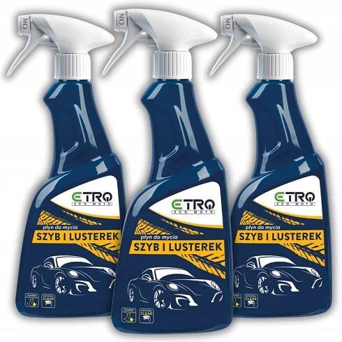 Etro Eco Moto Čistič skel a zrcátek do auta 3x500 ml