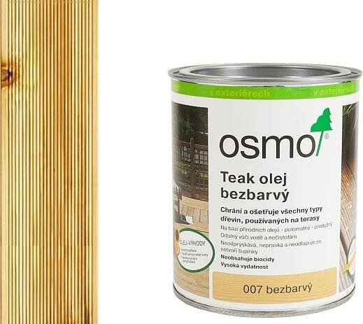 OSMO Color Terasový olej na dřevo 750 ml
