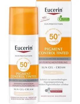 EUCERIN FLUID CONTROL Opalovací fluid na pigmentové skvrny SPF50, světlý