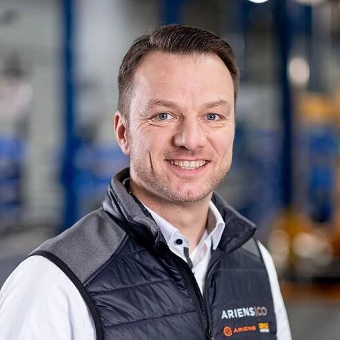 Portrait/Headshot of AriensCo EMEAA Leadership Team Member: Markus Schmidt, Vice President RapidCare - EMEAA