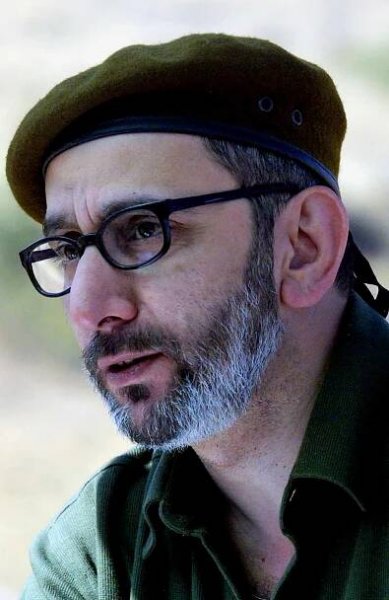 Lebanese musician and actor Ziad Rahbani performs during the shooting of lebanese director Randa Shahal's new film
