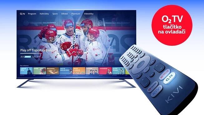 O2 nabízí první dva televizory. Jsou levné a na ovladači mají tlačítko pro rychlý přístup k O2 TV