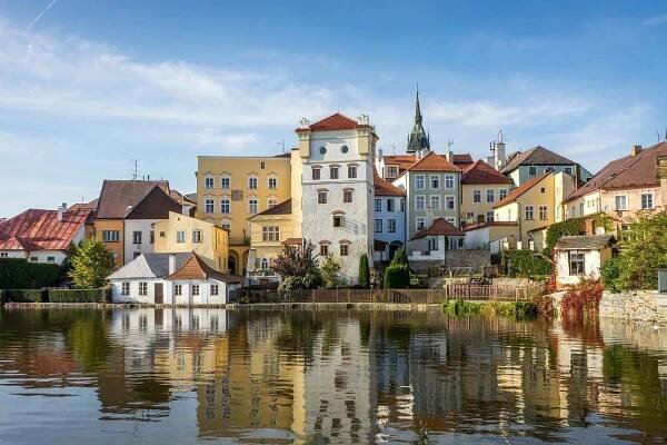 image of jindřichův hradec town czech republic
