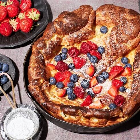 Pfannkuchen Dutch Baby: Spektakel am Frühstückstisch