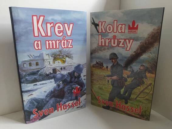 KREV A MRÁZ, KOLA HRŮZY - DVĚ KNIHY SVEN HASSEL