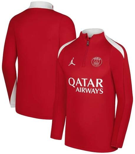 Haut d'entraînement PSG Jordan Strike Dri-FIT Fourth 24/25 - Rouge - Enfant