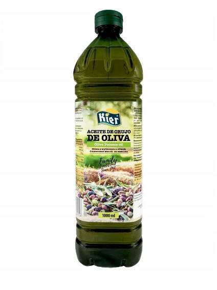 OLIVOVÝ OLEJ POMACE ŠPANĚLSKO 1 l ORUJO SANSA IDEÁLNÍ NA SMAŽENÍ, SALÁTY
