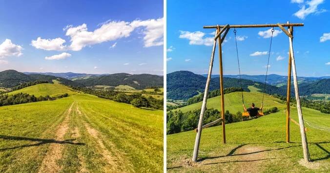 Lysá pod Makytou - Hojdačka Strelenka nad osadou Ondričkovci