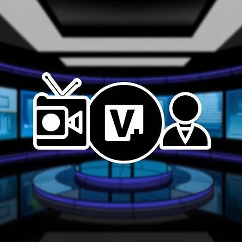 Kategorie novináři, Studio pro televizní politickou debatu, novináři, ilustrační obrázek