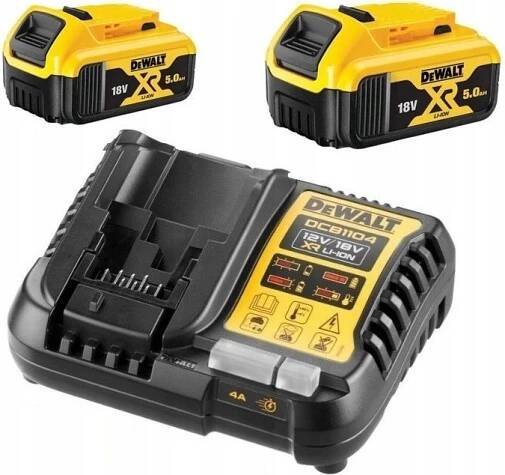 DeWalt DCB1104P2 NABÍJEČKA + akumulátor 2x 5.0Ah 18V DCB184 XR ORIGINÁLNÍ